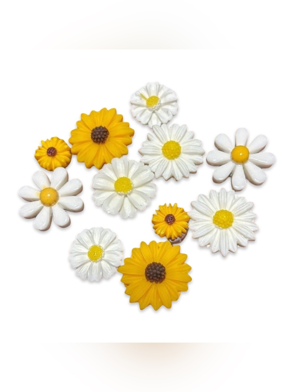 ~BUNDLE ONLY~Daisy & Sunflower Crocs Jibbits Lot#2